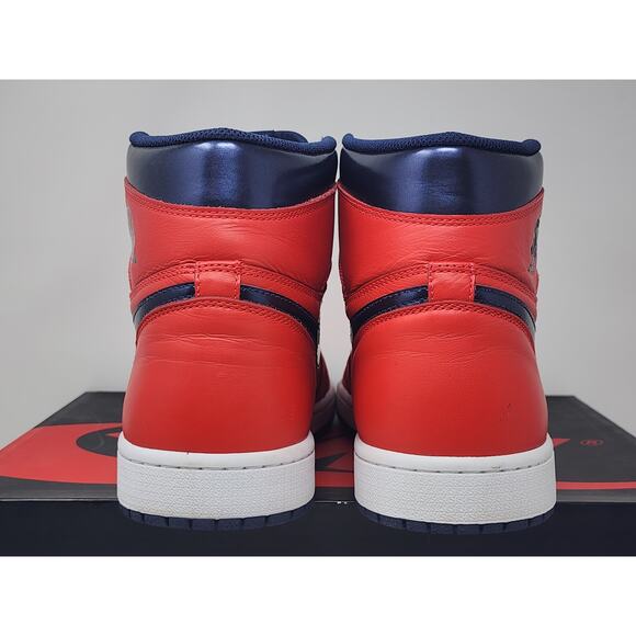 Air Jordan 1 Retro High OG DAVID LETTERMAN 555088-606 Size 10.5 WORN - Picture 4 of 9